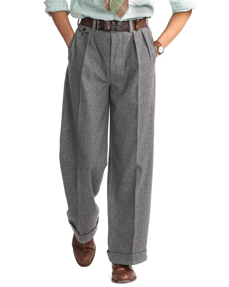 Grey Flannel Trousers